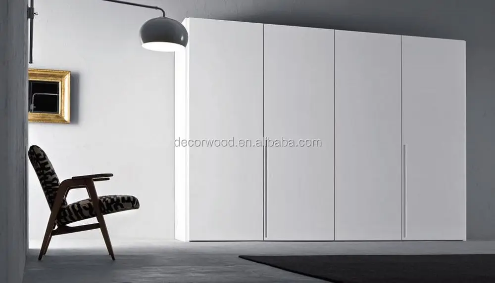 European style high gloss built in luxury  wardrobe