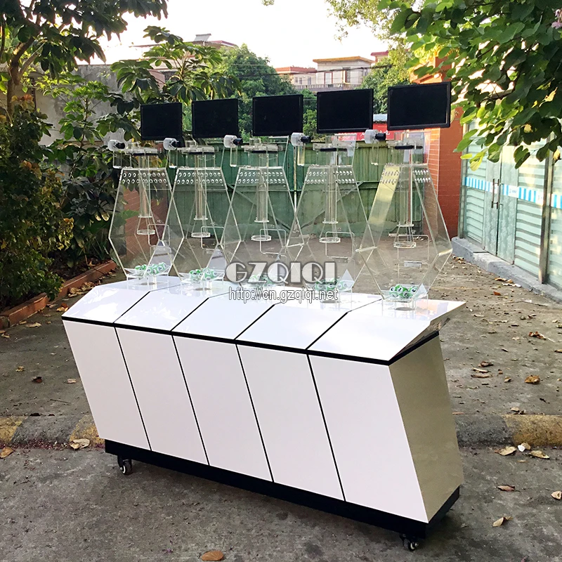 Customized rhombus multi-cylinder lottery machine