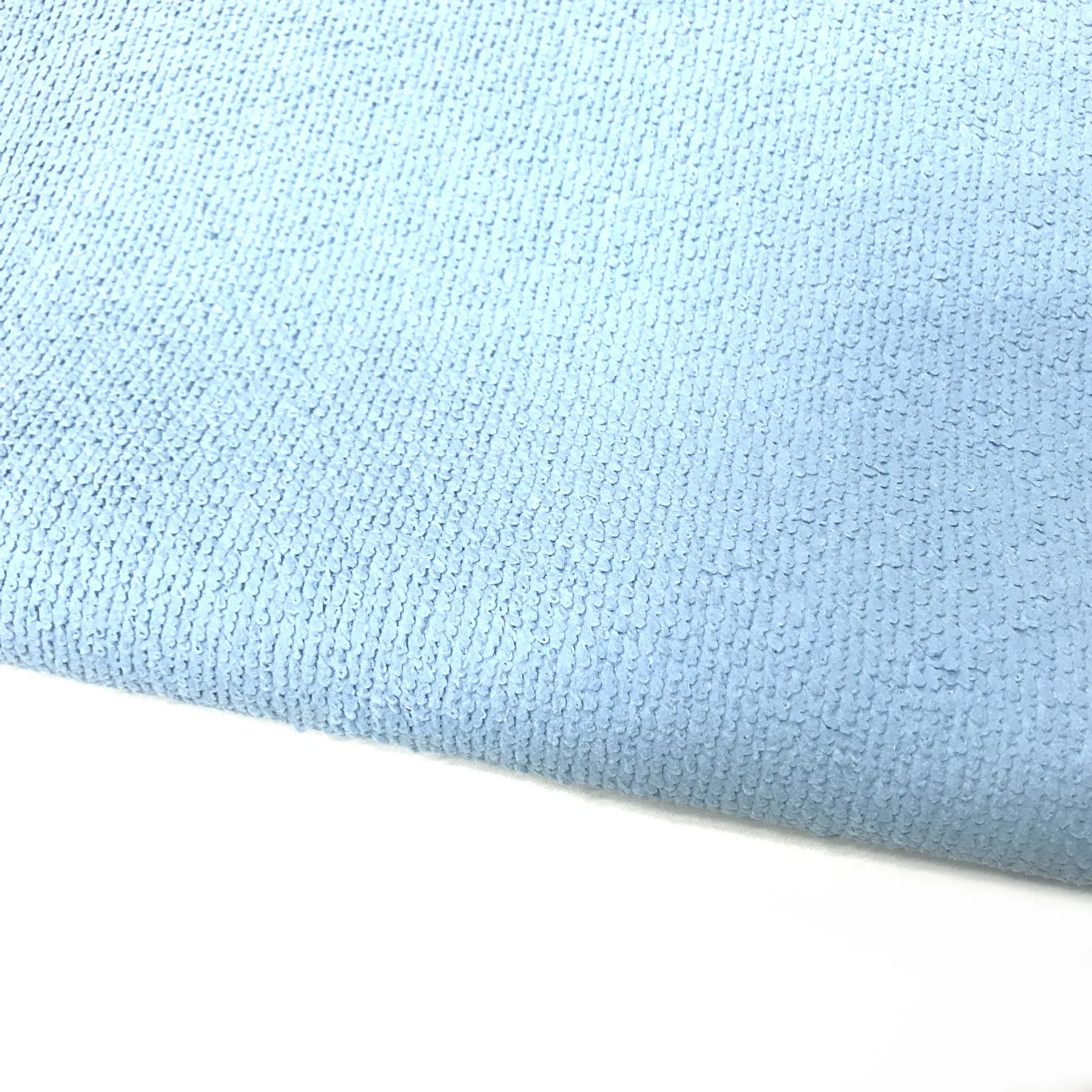 
300gsm Blue color microfiber terry towe with pu coating 