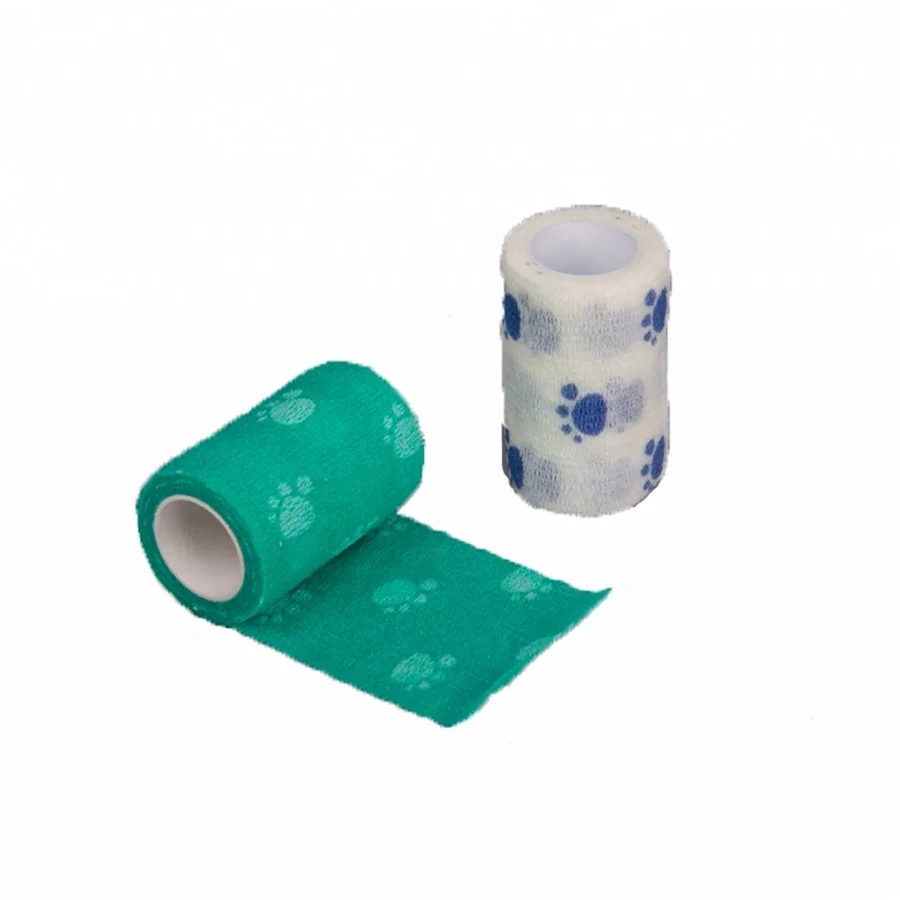 Non Woven Self-adhesive Elastic Bandage for Dog Vet Animals Use Bandage
