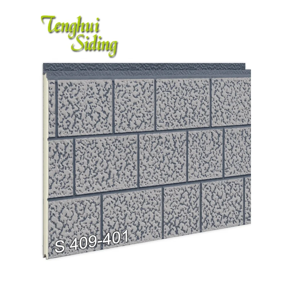 Waterproof Soundproof Construction Board Material Polyurethane Foam Cladding Exterior Wall Panels