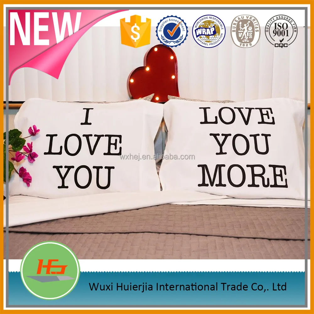 Couple pillow case, Custom pillow case, Fancy printed pillow cases