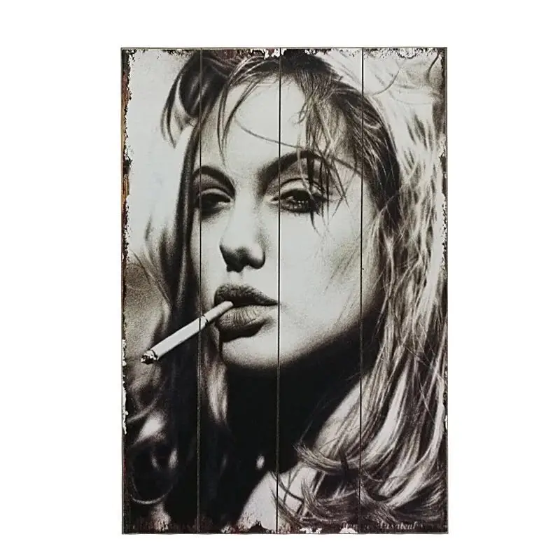 Wholesale Vintage Plates Decor Art Hanging Tin Sign Wall Hanging Metal Sign