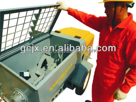 Diesel mortar cement mixer and injection grouting rotor pump spraying plastering machine