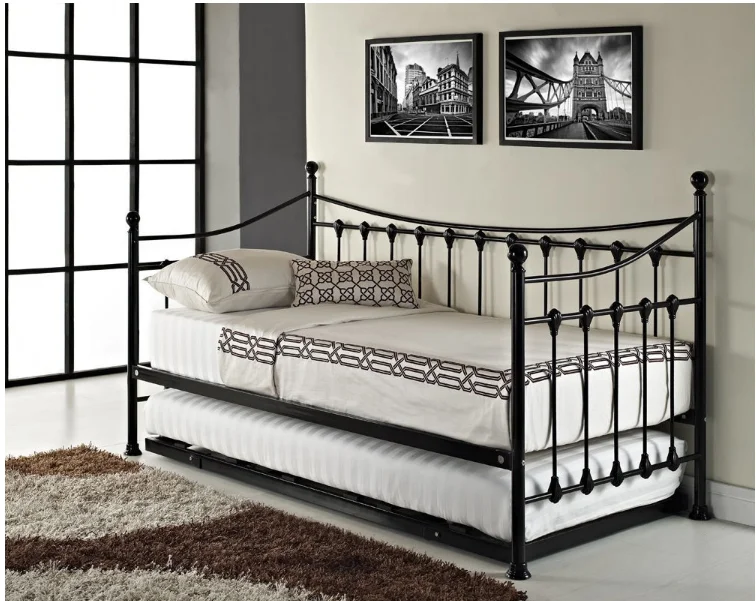 cheap metal iron wrought adult day beds