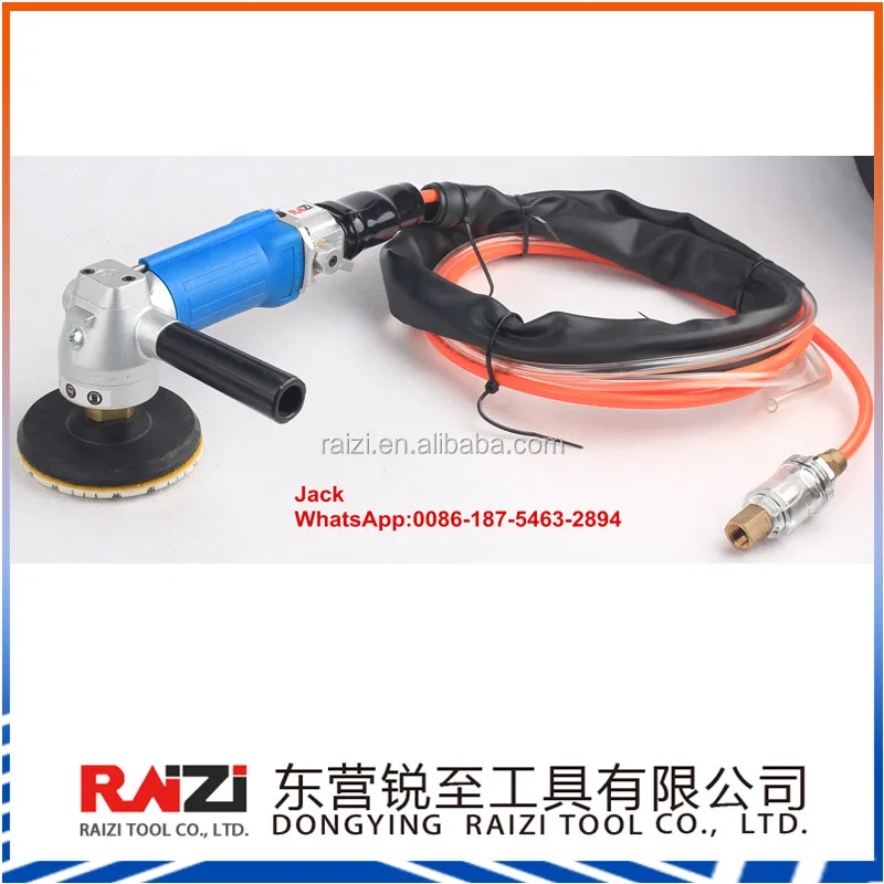 Raizi Best Seller 5500RPM Pneumatic Wet Air Stone Polisher for Marble Granite