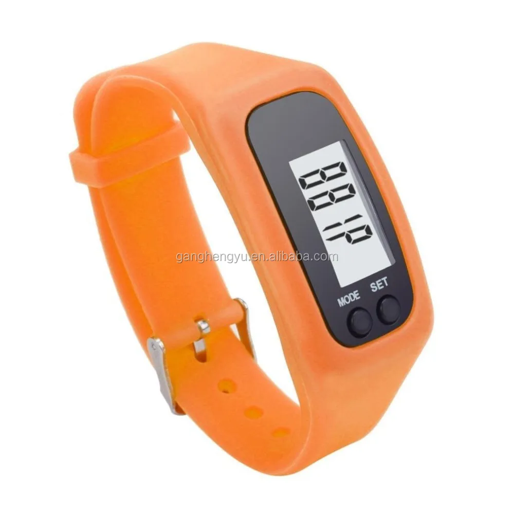 Smart 2D Silicone Bracelet Wristband Pedometer