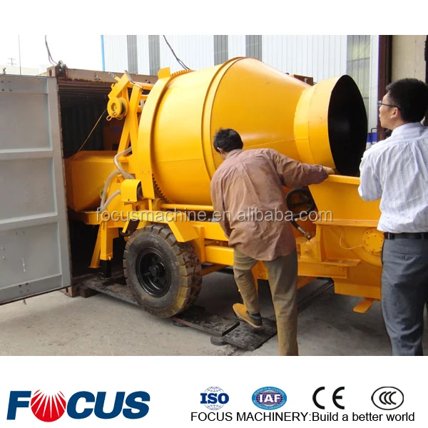 Concrete Mixer With Pump Electric Grount Pumps Skid Steer Portable Concrete Mixer Pump Trailer Small Diesel Cement Mixer