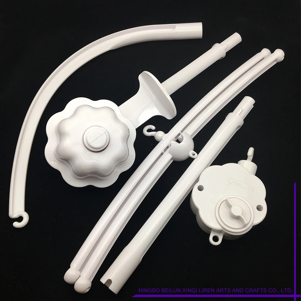 Flower Shaped Plastic Frame Mobile Set for Baby Crib