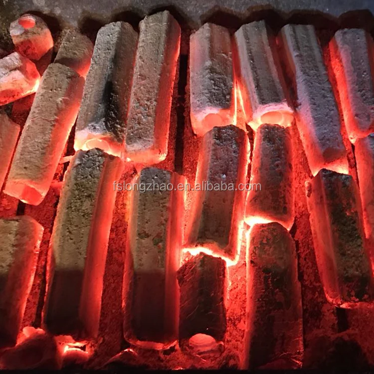 Бездымное дерево бамбуковые опилки древесный уголь брикет для барбекю