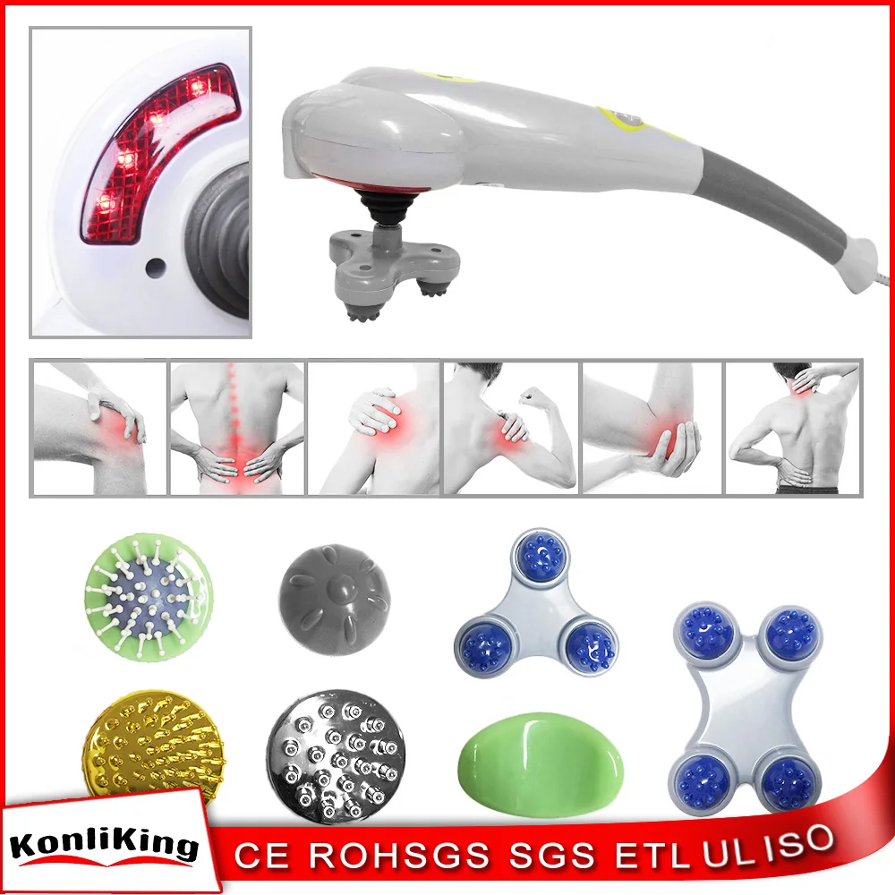 Private Label Accepted Powerful vibrating  Infared Heating  Electric massage hammer