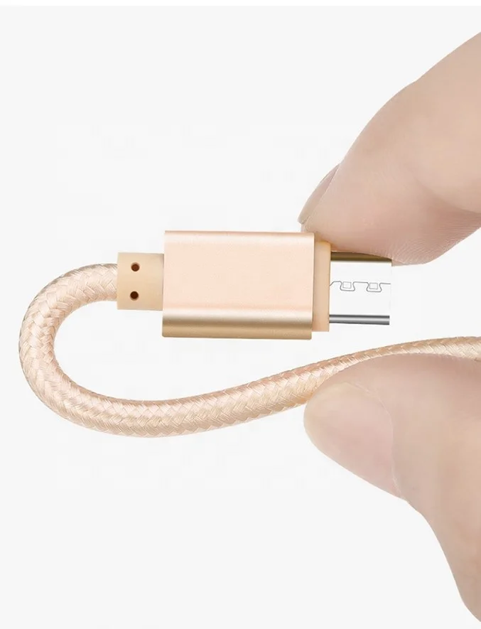 Micro usb Cable Charger 2A Braided Nylon Data Sync usb Charging Cable for Samsung Android Cell Phones