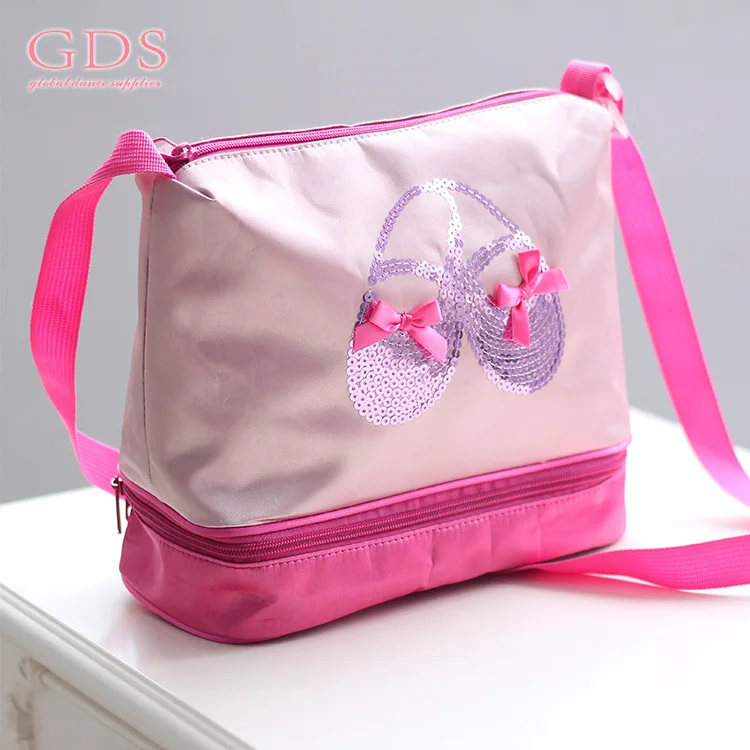 Adjustable Strap Polyester Ballet Bag With Shoe Compartments