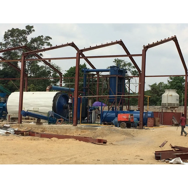 NON Pollution 10T types of pyrolysis tyre retreading plant for sale waste tyre to oil plant
