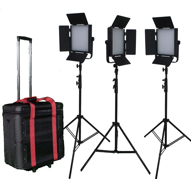 Беспроводное затемнение, V-образный блокирующий аккумулятор, светодиодный осветитель для видеосъемки и набор осветительных приборов для фотосъемки