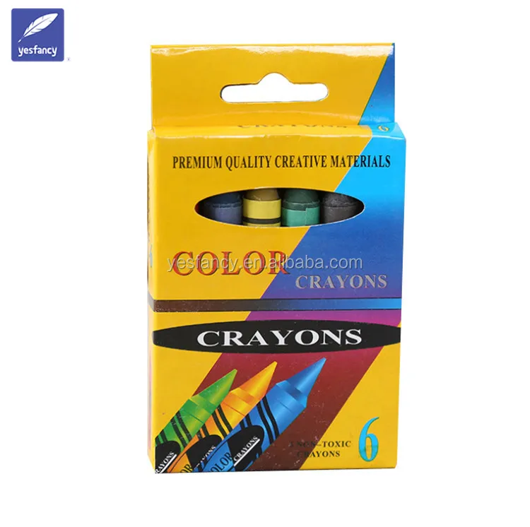 Great price multicolor baby crayons safe crayon wax bulk crayons for toddlers