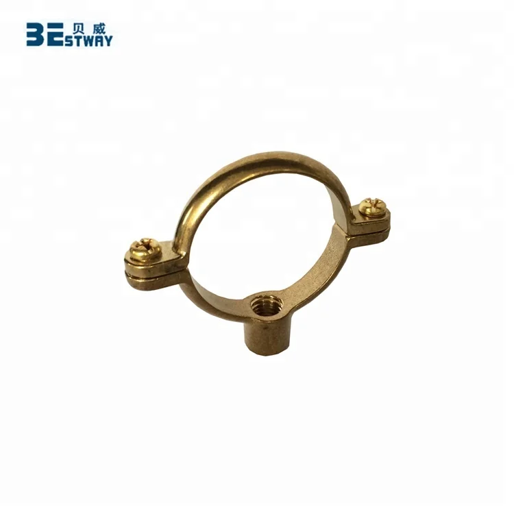 15mm to 108mm Brass Munsen Ring Saddle Clamp for Pipe