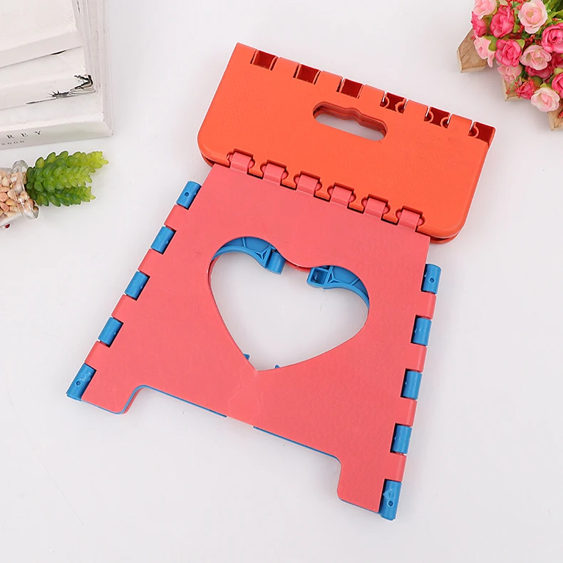 
High Quality Eco-Friendly Customized Kids Portable Plastic Folding Step Stool 