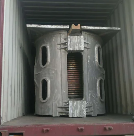 1500kw electric induction steel iron melting plant scrap iron induction melting oven pot