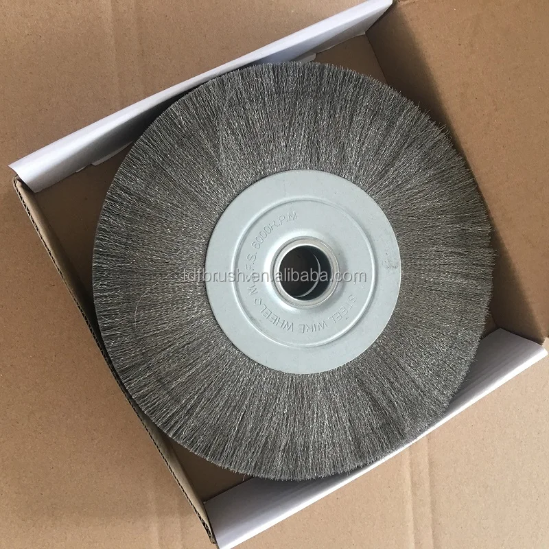 Круглая проволочная щетка TDF коническая скамья шлифовальная