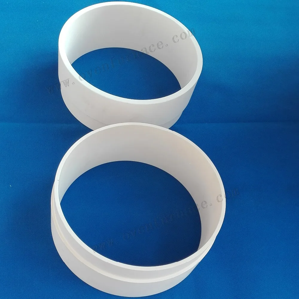 HT-big size Alumina ceramic pipe/Al2O3 ceramic tubes/alumina ceramic ring