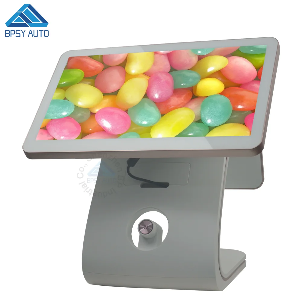 Емкостная сенсорная панель планшета 15,6 дюймов, intecore I3 Win10, двойной экран, POS-система для розничных продавцов