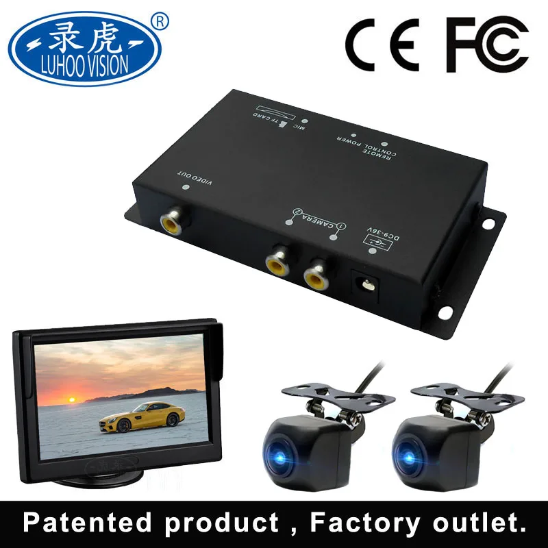 
Durable Mini 1080P AHD HD Mobile Digital Video Recorder 2 Channel Car DVR 