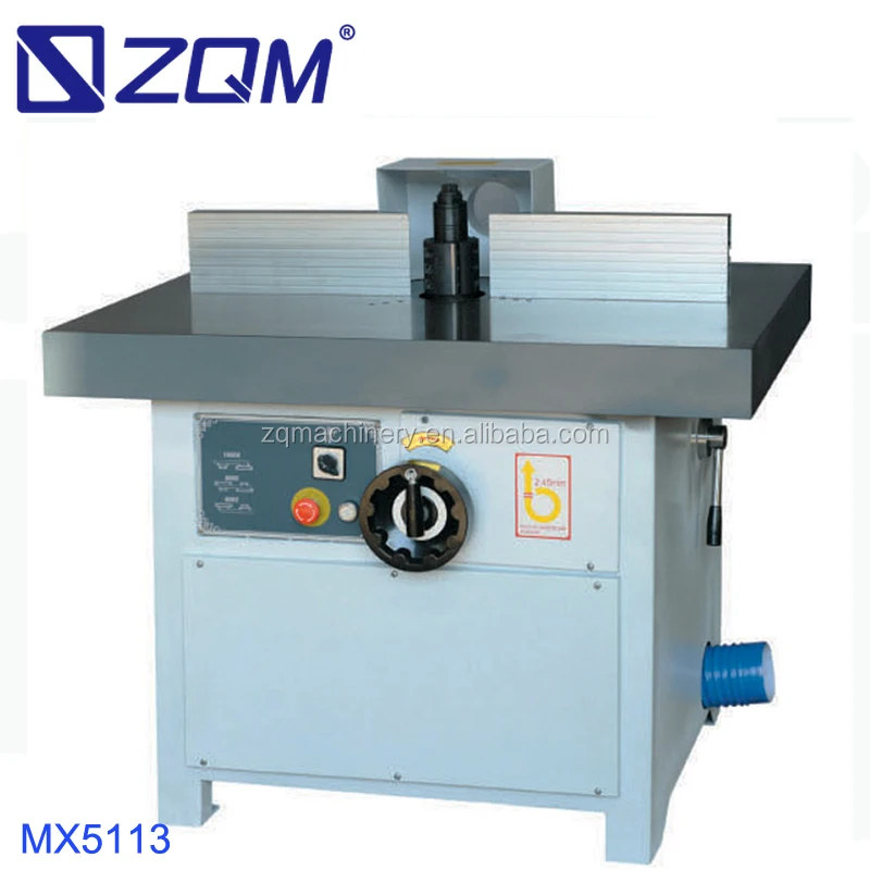 Sliding table wood spindle moulder