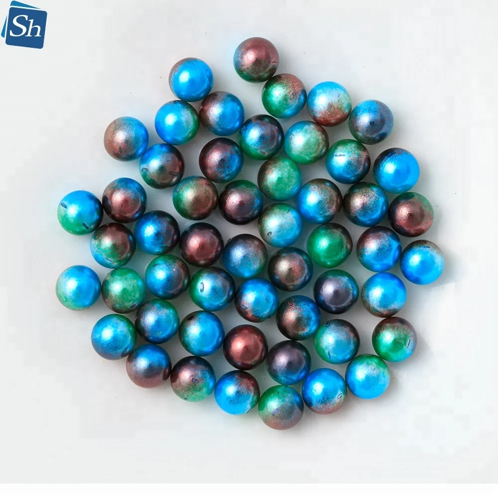 Factory Price Over 45 Colors 6mm Multicolor Imitation Pearl Plastic ABS Round Loose Beads without Holes for Bridal Wedding Dress