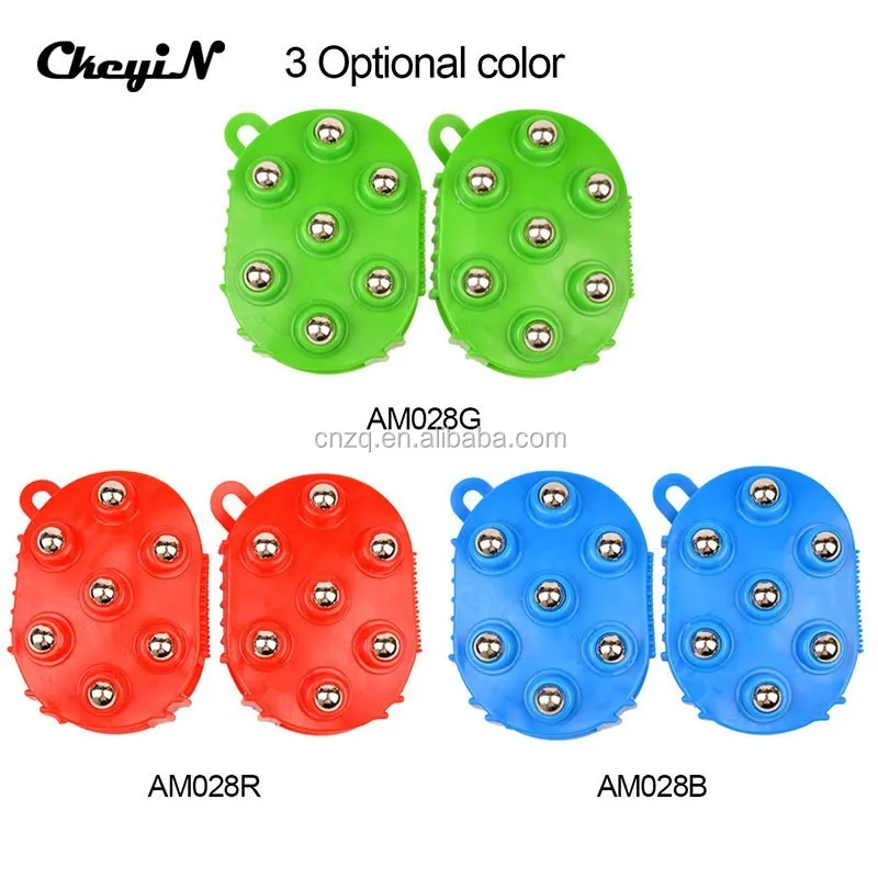 7 Magnet Rolling Ball Massage Brush Full Body Slimming Massager Dredge Meridian