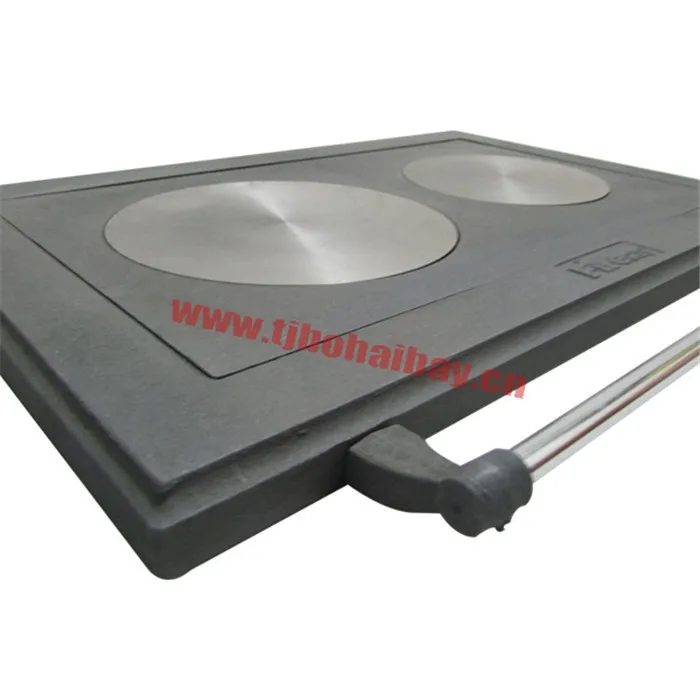 
Stove top with two heating plate 