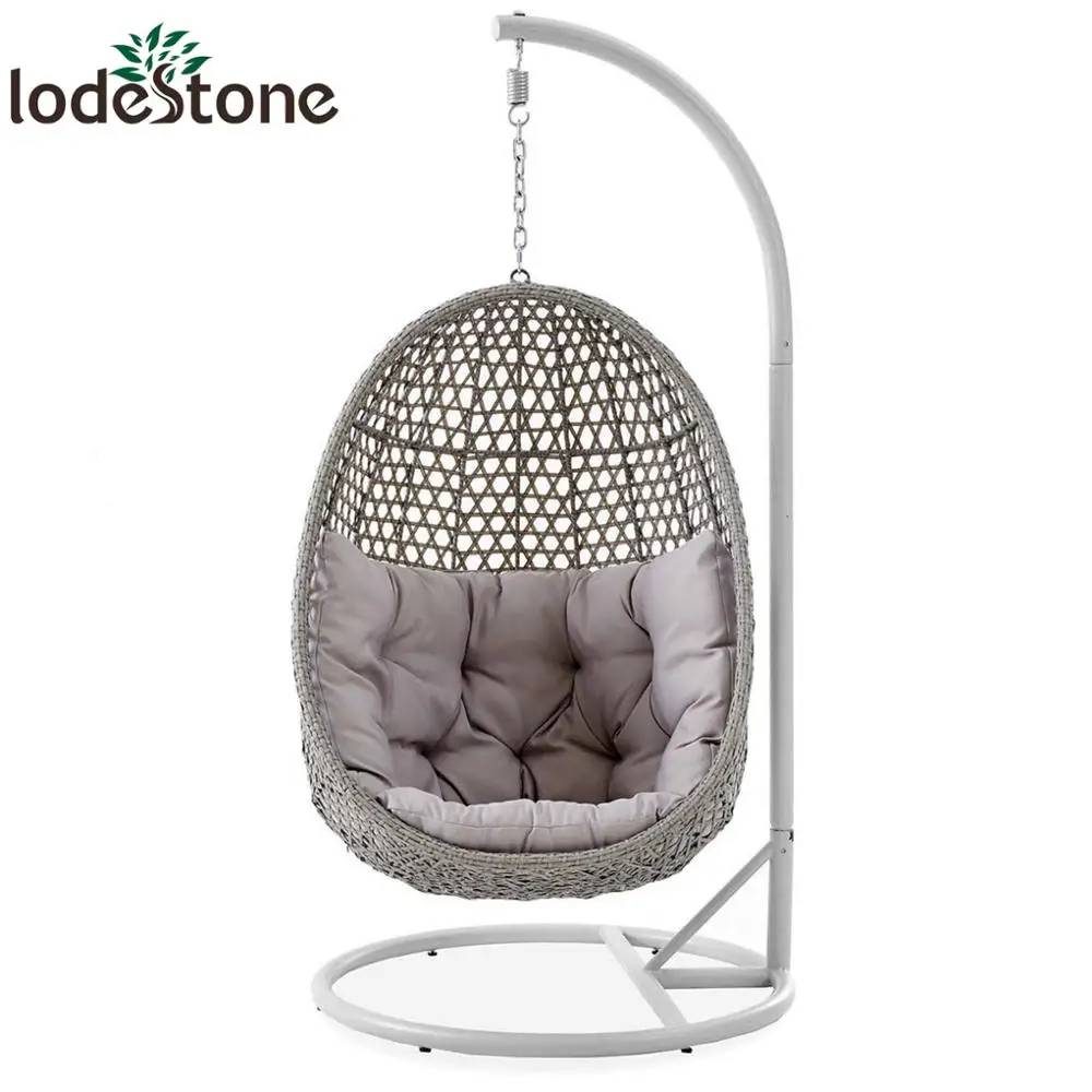 Good selling rattan egg chair hanging outdoor swing chair