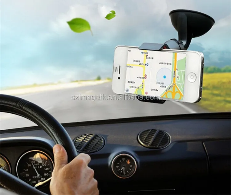 Original Universal Car Phone Windshield or Dashboard Clip Car Phone Holder