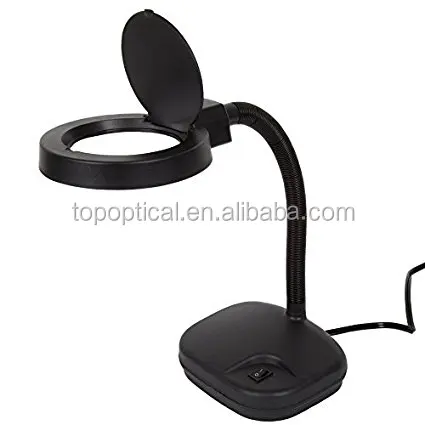 Desktop LED magnifier Lamp and Reading Magnifying glass
