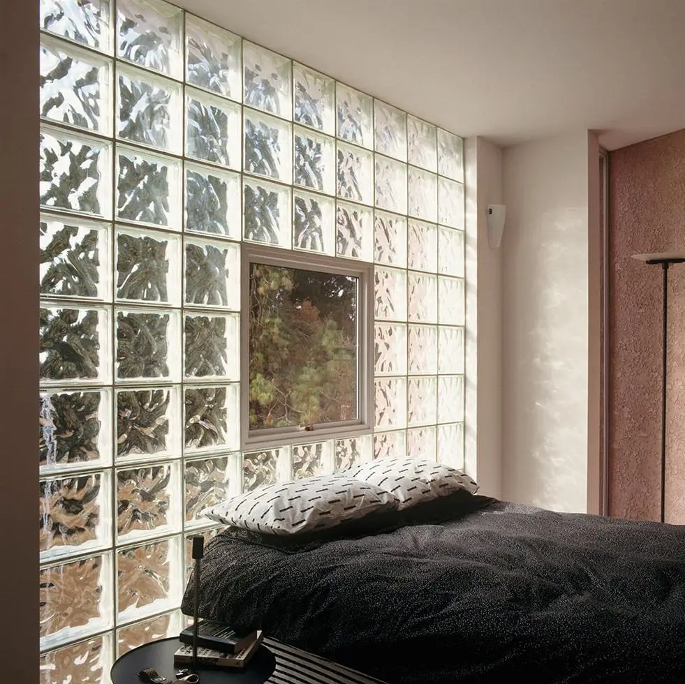 Строительный декоративный стеклянный блок