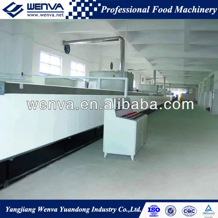 PLC Controlled Tunnel Baking Oven For Biscuit Factory