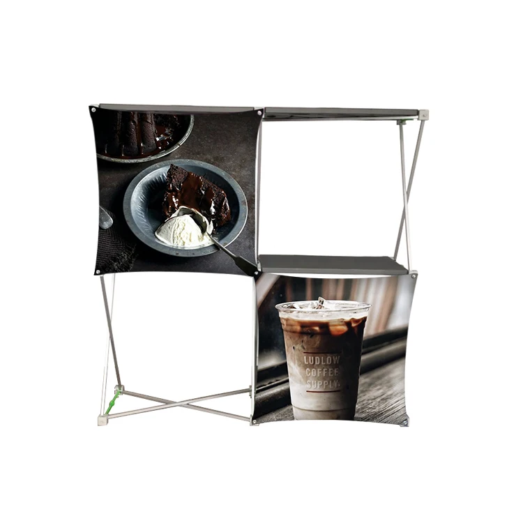 2x2 trade show exhibition aluminum popup counter advertising promotion trade show table display