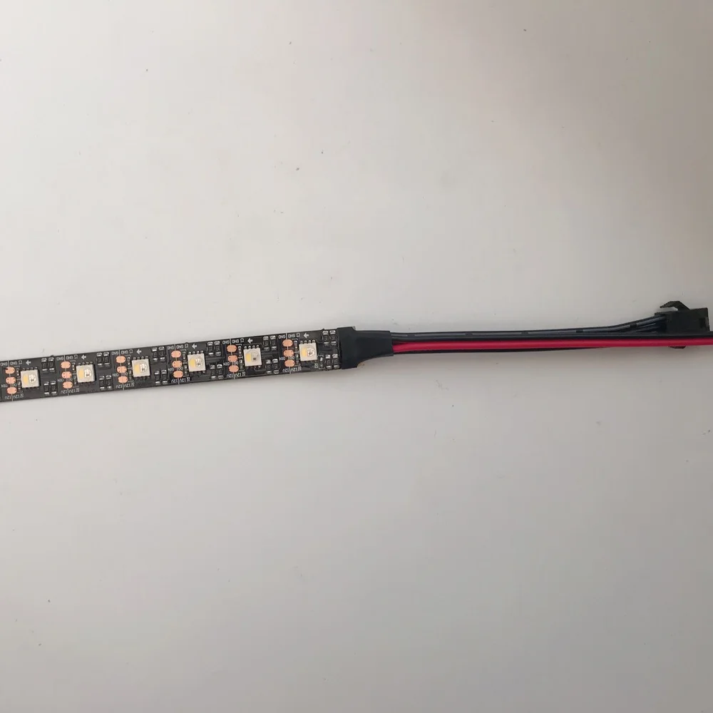 5050smd 60led/m DC12V 5m programmable rgbw led lights stripes with motion/music/sound activated sensor controller light switches