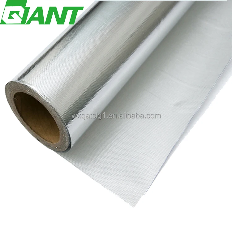 Heat shield,fiberglass cloth embossed aluminum foilfor heating film acoustic insulation material