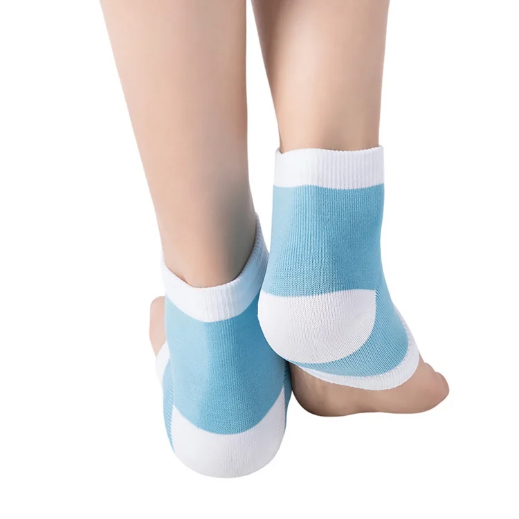 lady foot skin care callus eliminator silicon gel socks moisture socks moisturizing spa socks and gloves