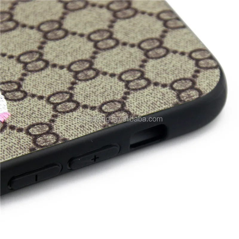 
Hot Sale for iPhone 8 x Soft TPU Embroidery Pattern Cell Phone Case Cover 