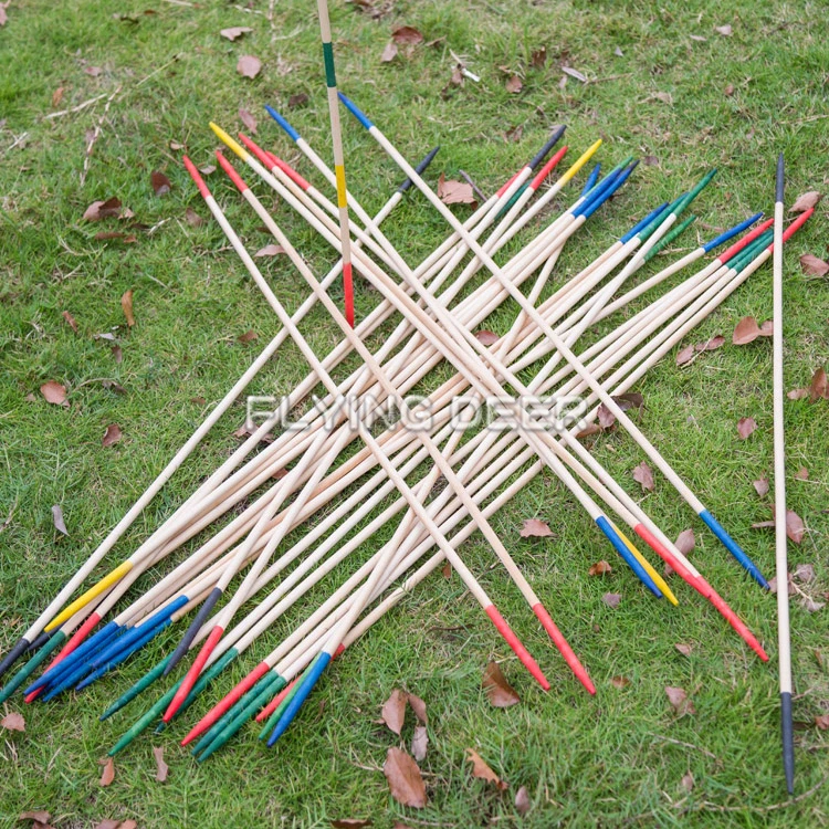 Competitive Price 31pcs Pick Up Sticks Outdoor Game Giant Mikado For Kids