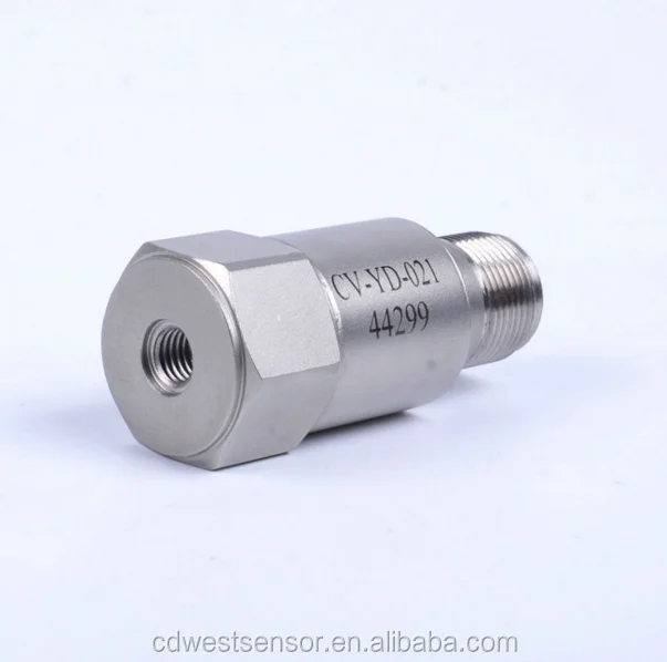 Output current sensor, piezoelectric vibration speed sensor