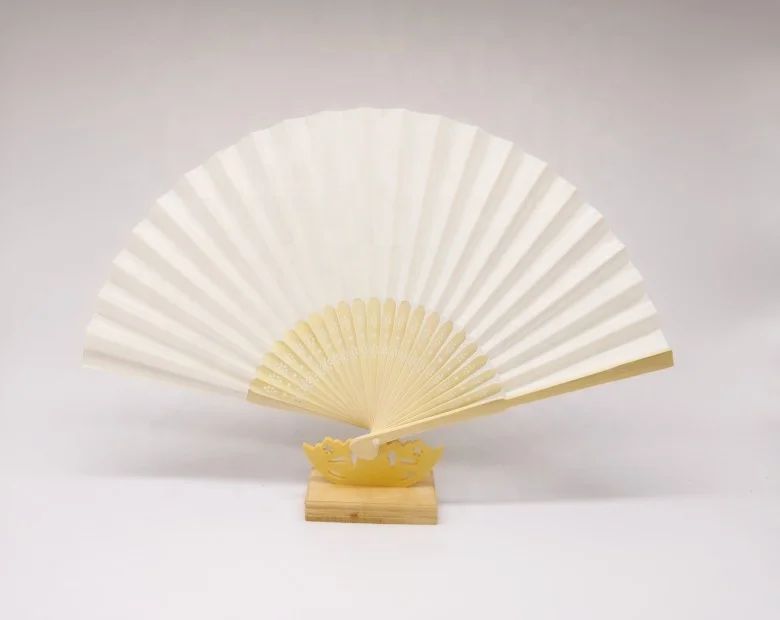
Personalised Chinese wedding hand paper fan bride fan 