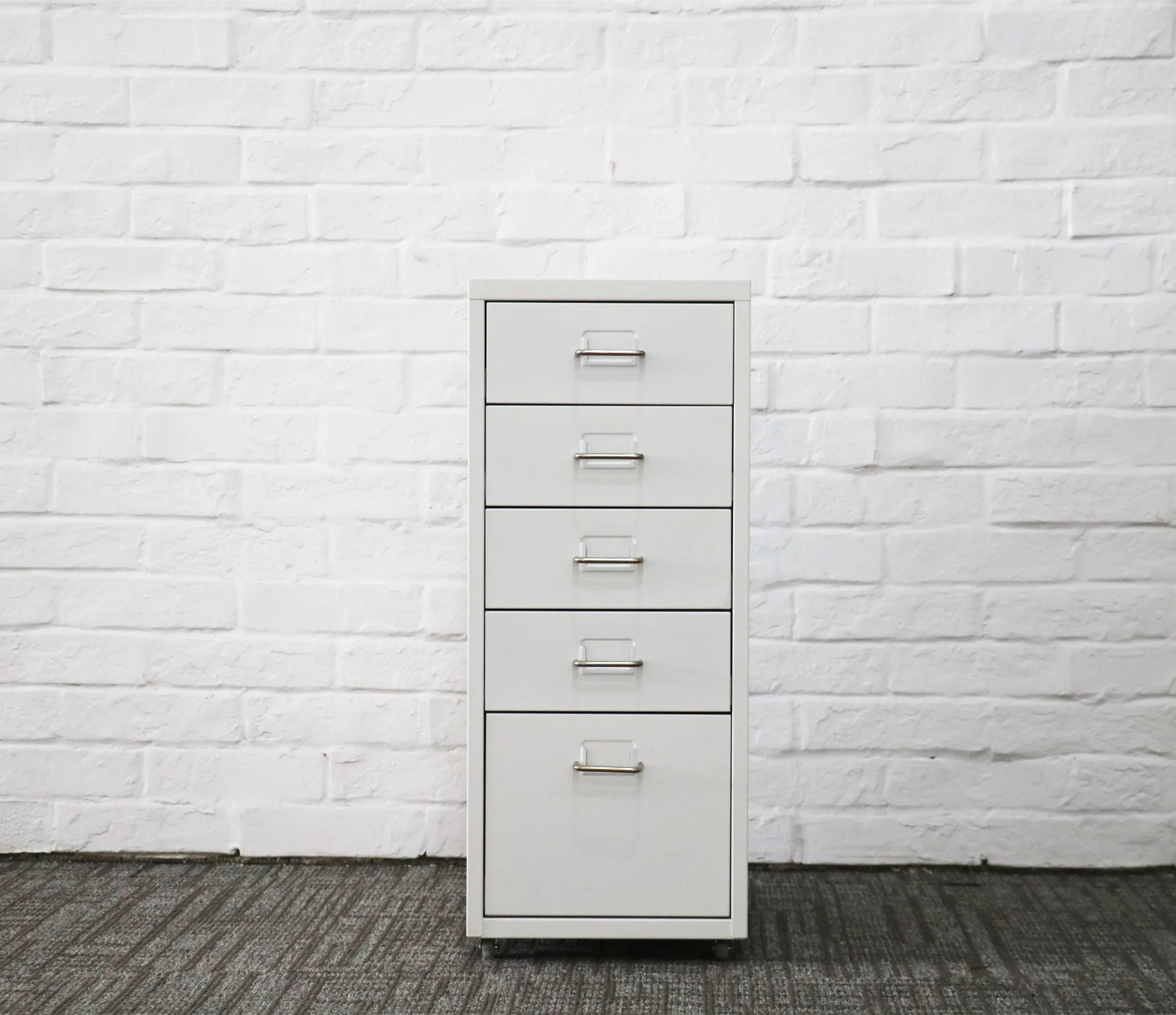 Hot sale colors trendy style home furniture filling chest steel storage five-drawer cabinet