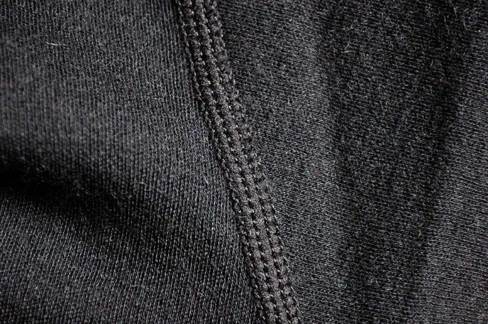 Мужская спортивная рубашка из 100% натуральной мериносовой шерсти, на молнии 1/4, с длинным рукавом