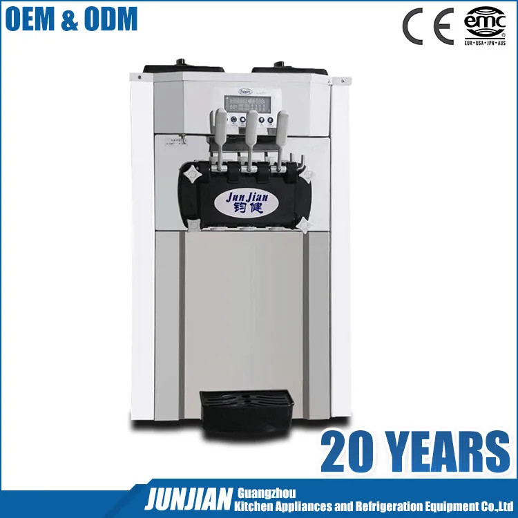 Brand Embraco Compressor soft roller ice cream machine