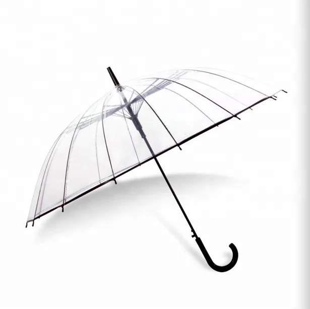 
Unique Bubble Dome Shape Clear Umbrella/Auto Open LightWeight Portable Transparent Umbrella Canopy/Tote Plastic Clear Umbrella 
