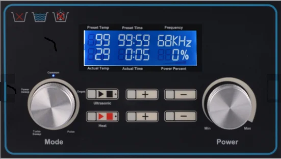 DK-1030FTS Lab Профессиональная многофункциональная ультразвуковая очистка с верхним ЖК-экраном 30L