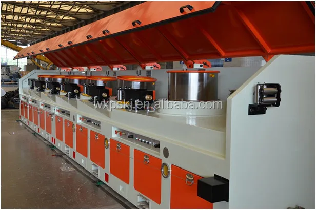 Wuxi Pingsheng staight line type wire drawing machine/ wire pulling machine